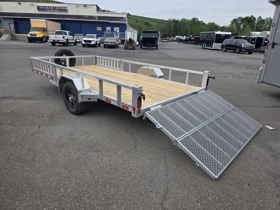 New 2026 Nordtek 82X14 ALUMINUM - SIDE LOAD RAMPS Utility Trailer