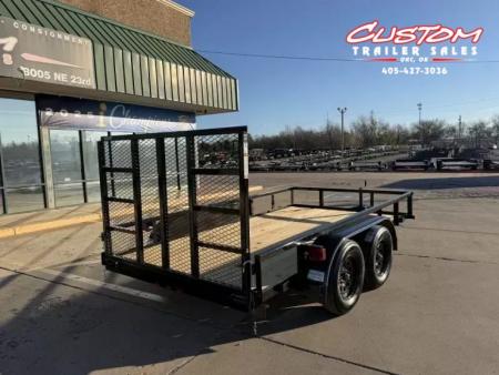 New #262887 2026 TOP HAT LDX 12 X 77 SQUARE TUBE TOP 7K UTILITY W/ RAMP GATE