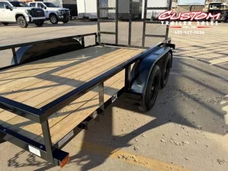New #262887 2026 TOP HAT LDX 12 X 77 SQUARE TUBE TOP 7K UTILITY W/ RAMP GATE