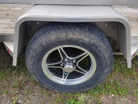 Used 2020 Sure-Trac 7x14 Aluminum Tube Top ATV Utility Trailer