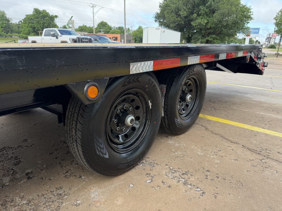New #263207 2026 TOP HAT DO 24 X 102 TANDEM AXLE 14K BUMPER PULL DECKOVER W/ JUMBO RAMPS