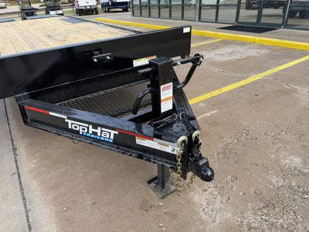 New #263207 2026 TOP HAT DO 24 X 102 TANDEM AXLE 14K BUMPER PULL DECKOVER W/ JUMBO RAMPS