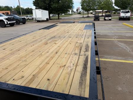 New #263207 2026 TOP HAT DO 24 X 102 TANDEM AXLE 14K BUMPER PULL DECKOVER W/ JUMBO RAMPS