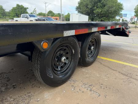 New #263207 2026 TOP HAT DO 24 X 102 TANDEM AXLE 14K BUMPER PULL DECKOVER W/ JUMBO RAMPS