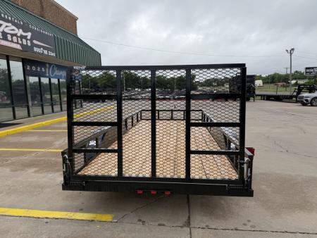 New #264468 2026 TOP HAT LDX 16 X 77 TANDEM AXLE SQUARE TUBE TOP 7K UTILITY TRAILER