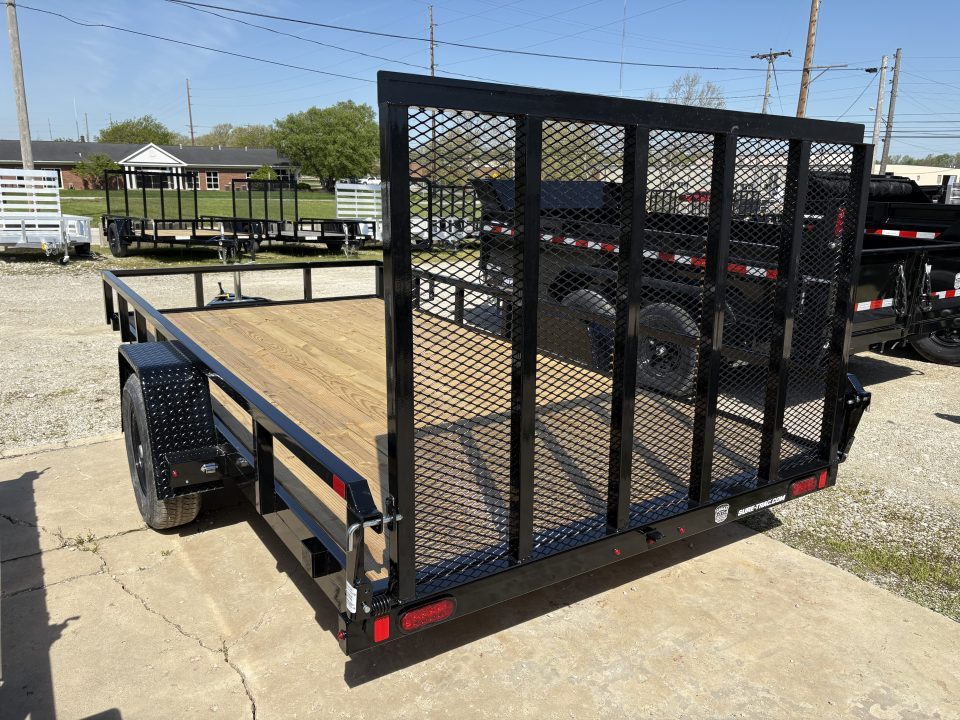 New 2026 Sure-Trac 7X14 TUBE TOP 5K W/BRAKES Utility Trailer