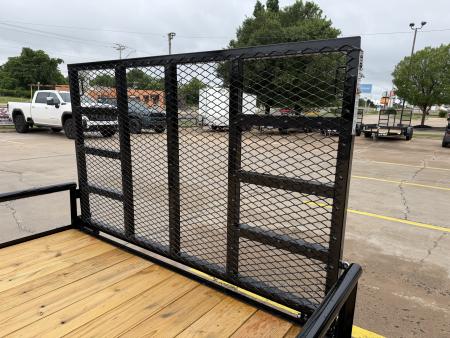 New #263832 2026 TOP HAT DSP 14 X 83 SINGLE AXLE PIPE TOP 3K UTILITY W/ REAR RAMP GATE