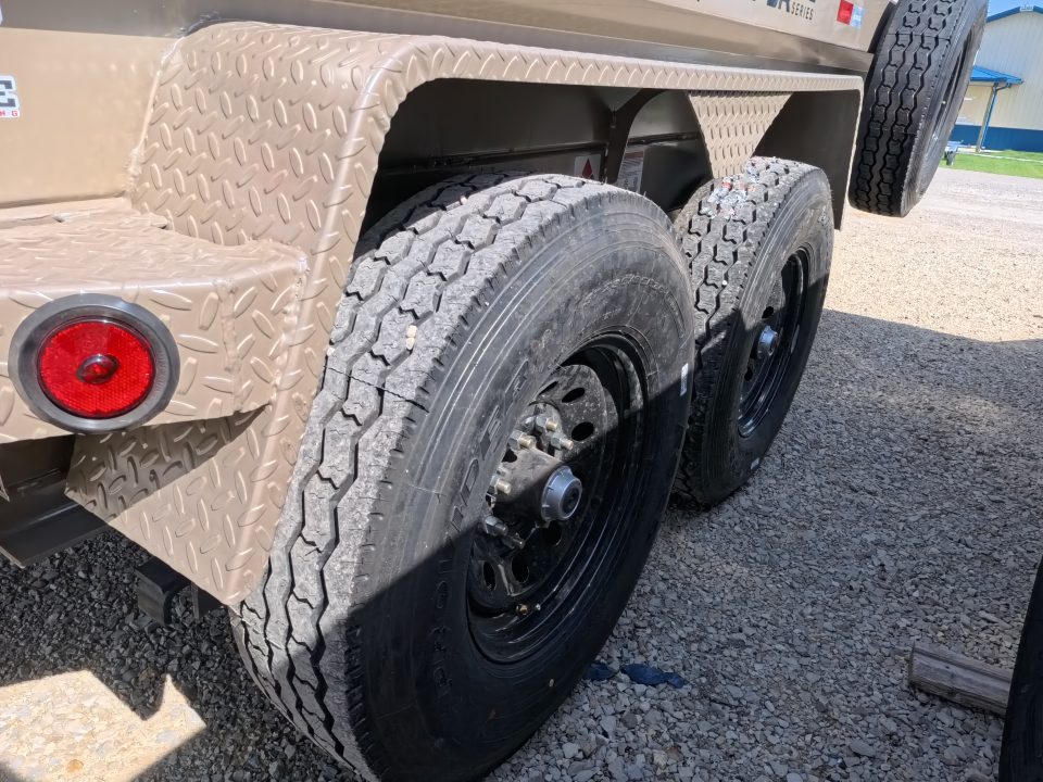 New 2026 Iron Bull 83x14 DTB Sniper Series Dump Trailer w/2-7K Straight Axles, Elec. Brakes, Hydraulic Jack and More!