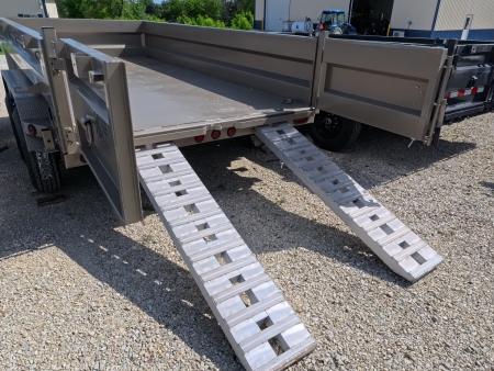 New 2026 Iron Bull 83x14 DTB Sniper Series Dump Trailer w/2-7K Straight Axles, Elec. Brakes, Hydraulic Jack and More!