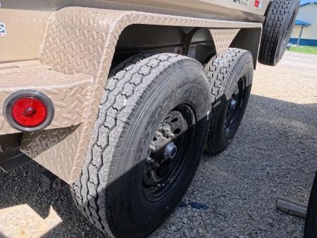 New 2026 Iron Bull 83x14 DTB Sniper Series Dump Trailer w/2-7K Straight Axles, Elec. Brakes, Hydraulic Jack and More!