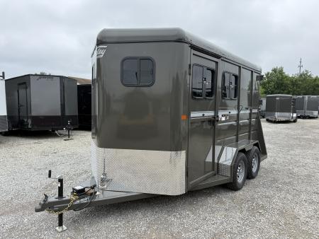 New 2027 Valley Trailers 2 Horse Slant w/ Ramp