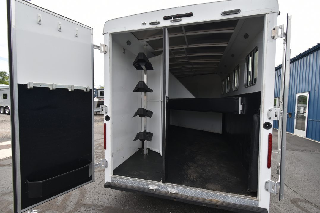 Used 2019 Bison Trailers Trailhand 7411 Horse Trailer