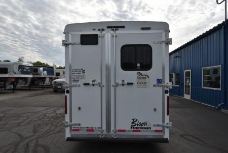 Used 2019 Bison Trailers Trailhand 7411 Horse Trailer