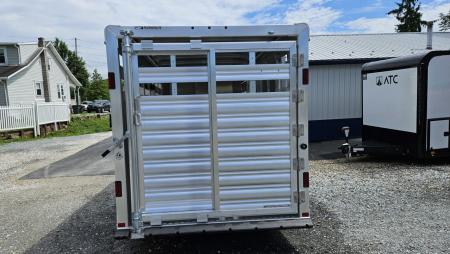 New 2026 Featherlite Trailers 8107 6'7"X16'TA Stock / Stock Combo Trailer