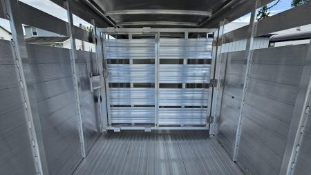 New 2026 Featherlite Trailers 8107 6'7"X16'TA Stock / Stock Combo Trailer