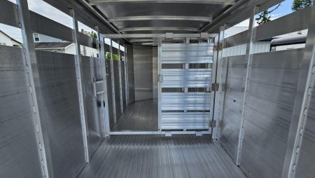 New 2026 Featherlite Trailers 8107 6'7"X16'TA Stock / Stock Combo Trailer