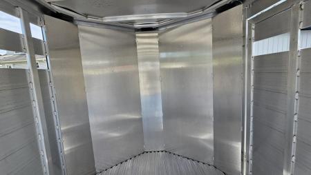 New 2026 Featherlite Trailers 8107 6'7"X16'TA Stock / Stock Combo Trailer