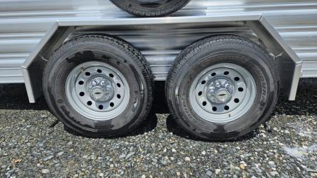 New 2026 Featherlite Trailers 8107 6'7"X16'TA Stock / Stock Combo Trailer