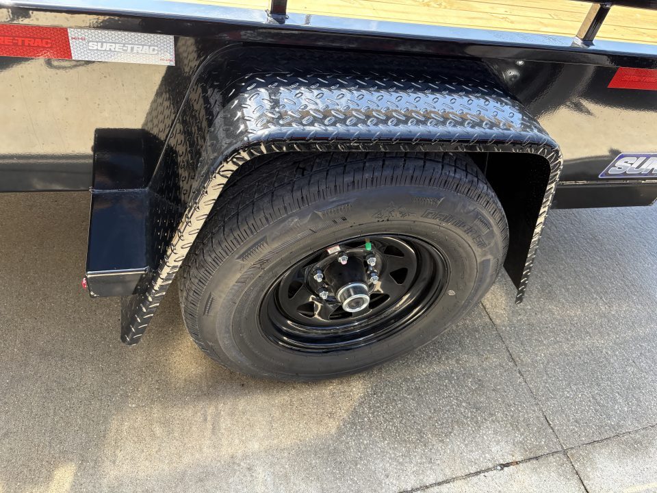 New 2026 Sure-Trac 7X12 STEEL HIGH SIDE 5K W/BRAKES Utility Trailer for ...