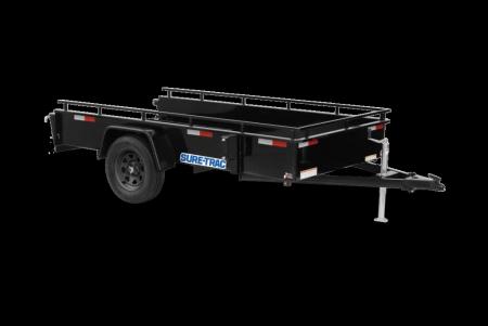 New 2026 Sure-Trac 7X12 STEEL HIGH SIDE 5K W/BRAKES Utility Trailer