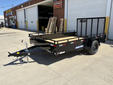 New 2026 Sure-Trac 7X12 STEEL HIGH SIDE 3K Utility Trailer
