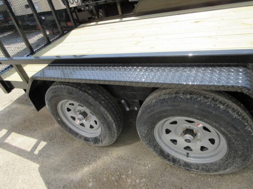 New 2026 Sure-Trac 7 x 18 Tube Top ATV Trailer 7K Tandem ATV Trailer