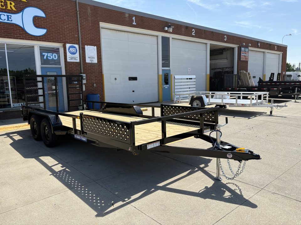 New 2026 Sure-Trac 7 x 18 Tube Top ATV Trailer 7K Tandem ATV Trailer