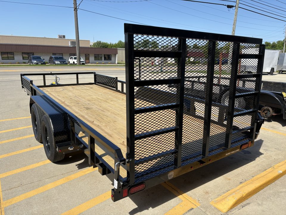 New 2026 Sure-Trac 7 x 18 Tube Top ATV Trailer 7K Tandem ATV Trailer