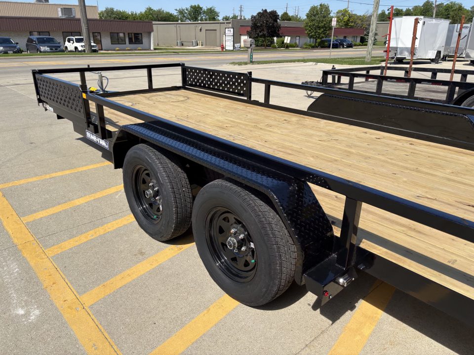 New 2026 Sure-Trac 7 x 18 Tube Top ATV Trailer 7K Tandem ATV Trailer