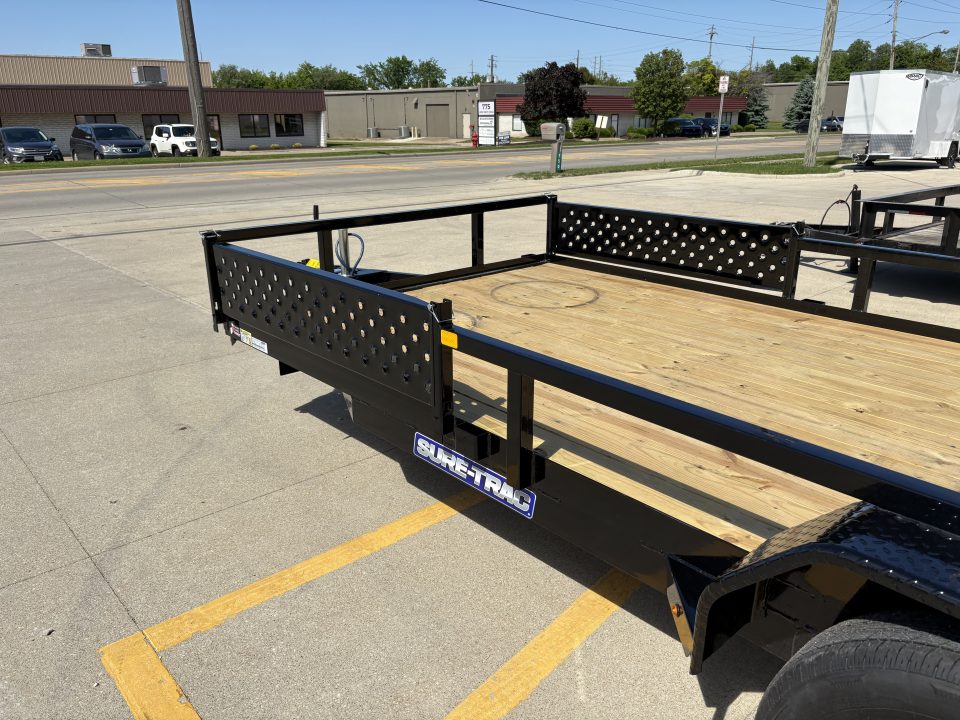 New 2026 Sure-Trac 7 x 18 Tube Top ATV Trailer 7K Tandem ATV Trailer