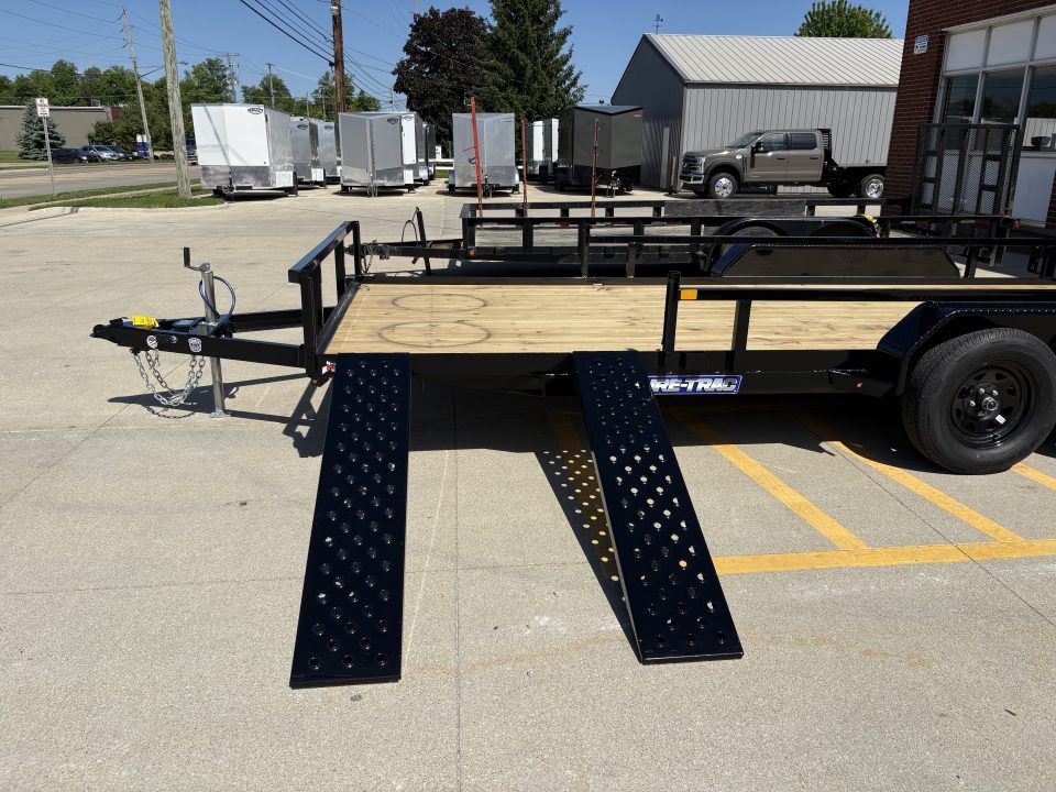 New 2026 Sure-Trac 7 x 18 Tube Top ATV Trailer 7K Tandem ATV Trailer