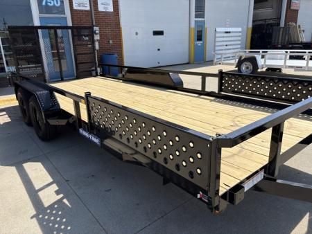 New 2026 Sure-Trac 7 x 18 Tube Top ATV Trailer 7K Tandem ATV Trailer
