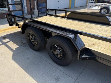 New 2026 Sure-Trac 7 x 18 Tube Top ATV Trailer 7K Tandem ATV Trailer