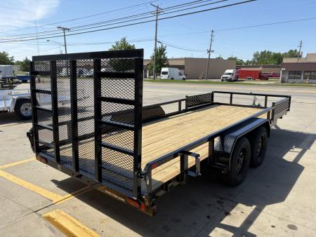 New 2026 Sure-Trac 7 x 18 Tube Top ATV Trailer 7K Tandem ATV Trailer