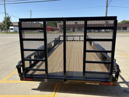 New 2026 Sure-Trac 7 x 18 Tube Top ATV Trailer 7K Tandem ATV Trailer