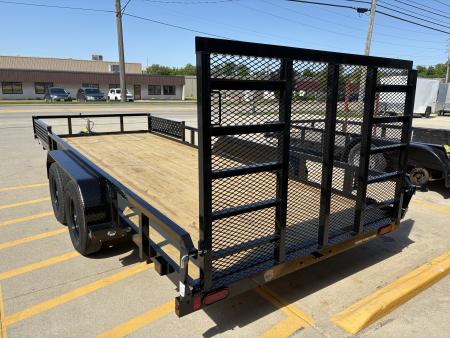 New 2026 Sure-Trac 7 x 18 Tube Top ATV Trailer 7K Tandem ATV Trailer
