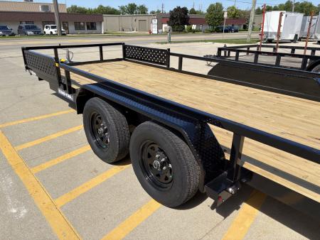 New 2026 Sure-Trac 7 x 18 Tube Top ATV Trailer 7K Tandem ATV Trailer