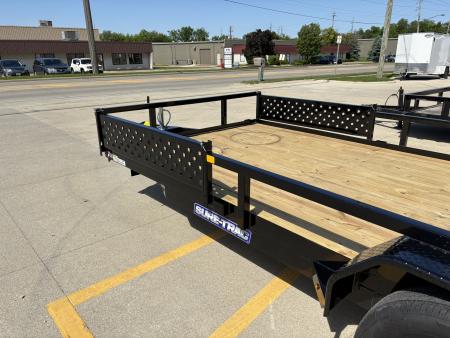 New 2026 Sure-Trac 7 x 18 Tube Top ATV Trailer 7K Tandem ATV Trailer