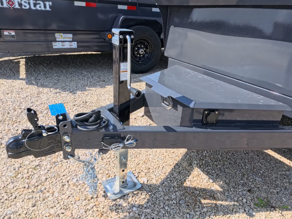 New 2027 Norstar 60 x 10 DCB Dump Trailer with 2) 3500 lb. Axles - Elec. Brakes, 8 Ply Tires - Gray