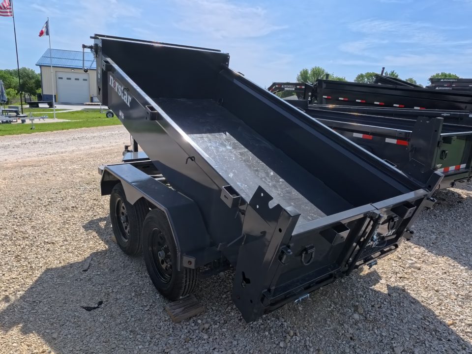 New 2027 Norstar 60 x 10 DCB Dump Trailer with 2) 3500 lb. Axles - Elec. Brakes, 8 Ply Tires - Gray
