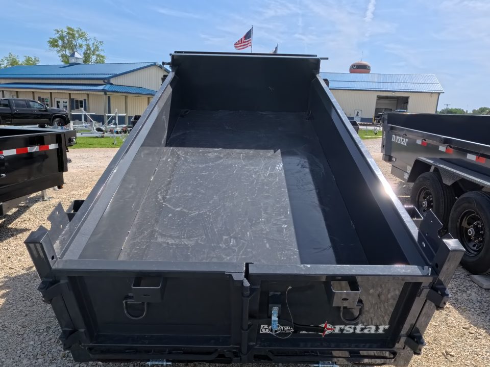 New 2027 Norstar 60 x 10 DCB Dump Trailer with 2) 3500 lb. Axles - Elec. Brakes, 8 Ply Tires - Gray