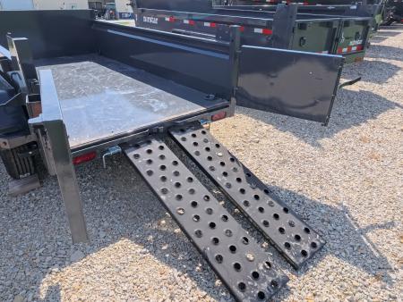 New 2027 Norstar 60 x 10 DCB Dump Trailer with 2) 3500 lb. Axles - Elec. Brakes, 8 Ply Tires - Gray