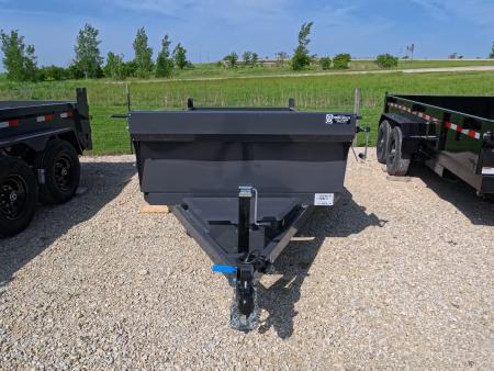 New 2027 Norstar 60 x 10 DCB Dump Trailer with 2) 3500 lb. Axles - Elec. Brakes, 8 Ply Tires - Gray