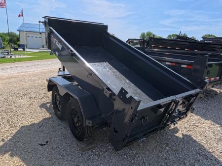 New 2027 Norstar 60 x 10 DCB Dump Trailer with 2) 3500 lb. Axles - Elec. Brakes, 8 Ply Tires - Gray