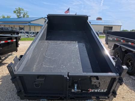 New 2027 Norstar 60 x 10 DCB Dump Trailer with 2) 3500 lb. Axles - Elec. Brakes, 8 Ply Tires - Gray
