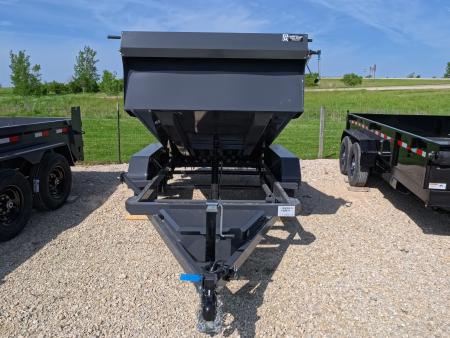 New 2027 Norstar 60 x 10 DCB Dump Trailer with 2) 3500 lb. Axles - Elec. Brakes, 8 Ply Tires - Gray
