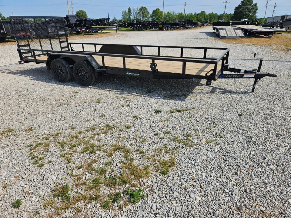 New 2026 Load Trail 83X20 TANDEM 7K TUBE TOP UTILITY W/4' SPRING GATE