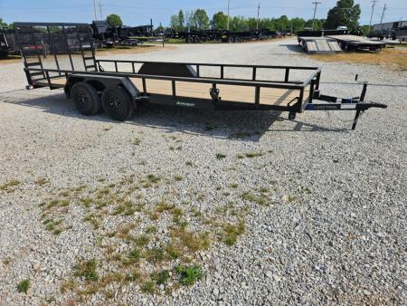 New 2026 Load Trail 83X20 TANDEM 7K TUBE TOP UTILITY W/4' SPRING GATE