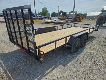 New 2026 Load Trail 83X20 TANDEM 7K TUBE TOP UTILITY W/4' SPRING GATE