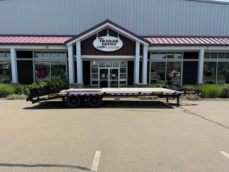 New CAM Superline 8'6" x 25' Beast Deckover Trailer 26.4K